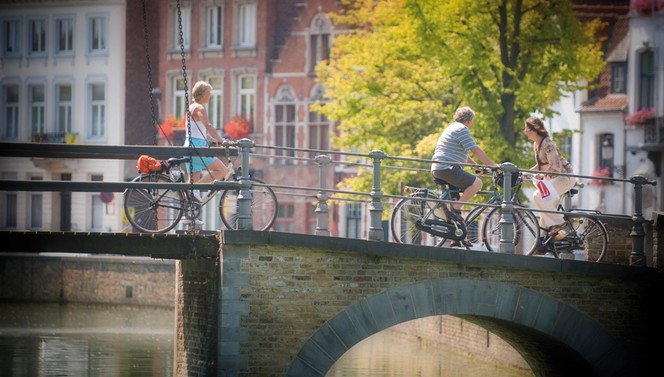 Sportlich mit dem Fahrrad